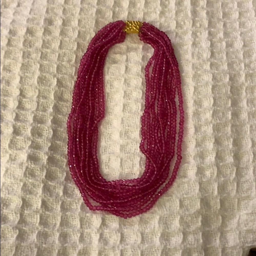 Pink Sapphire necklace